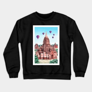 Bagan, Mynamar Crewneck Sweatshirt